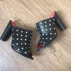 Cape Robbin Studded Mule Heels